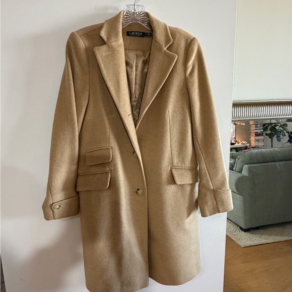 Lauren Ralph Lauren Single-Breasted Walker Coat, Women’s, Created for Macy’s